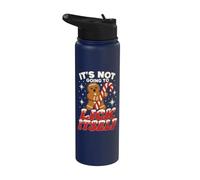 Gingerbread Man Candy Inappropriate Funny Christmas Graphic Stainless Steel Insulated Water Bottle