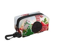Gingerbread Man Candy Pet Travel Garbage Bag Storage Bag Is Soft And Lightweight, The Perfect Accessory For Taking Dogs For Walks, Runs, And Hikes