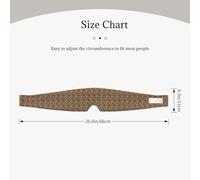 Gingerbread Man Candy Print Adults Eye and Ear Muffs Soft Blackout Blocking for Sleeping Home Office Travel