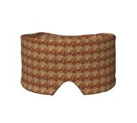 Gingerbread Man Candy Print Eye and Ear Muffs Soft Blackout Blocking Sleeping for Adults Kids Travel Nap Aid