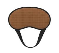 Gingerbread Man Candy Print Eye Mask for Sleeping Light Blocking Nap for Travel Yoga Camping Night Rest