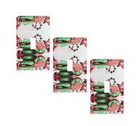 Gingerbread Man Candy Print Single Toggle Wall Panel Light Switch Plate Covers Wall Decor Home Decor For Kitchen Bathroom Bedroom Decor 2.75x4.5 In.