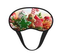 Gingerbread Man Candy Sleep Mask, Eye Mask, Light-Blackout Design Ultra Soft & Comfortable for Men, Women