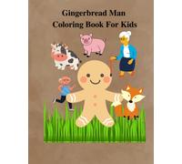 Gingerbread Man Coloring Book For Kids