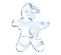 Gingerbread Man Cookie Cutter,Gingerbread Cookie Cutter,Christmas Embossing Stamp Mold - Man's Cutters, Cute Mold for, Gingerbread Mold