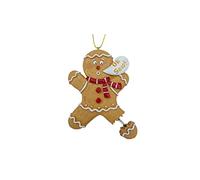 Gingerbread Man Cookie Oh Snap! Broken Leg Funny Christmas Tree Ornament