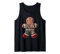 Gingerbread Man Cozy Christmas Sweater Tank Top