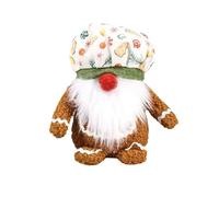 Gingerbread Man Decor, Christmas Stuffed Animals, Gnome Doll Decor, Plush Gingerbread Figure, Festive Gnome Plush, Holiday Table Decorations, Cute Christmas,