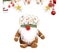 Gingerbread Man Decor - Gingerbread Man Cute Gnome Faceless Doll - Gingerbread Plush, Christmas Faceless Dolls for -Kids, Family, Friends, Desks