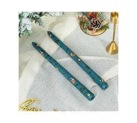 (Gingerbread Man (Green)) Christmas decoration atmosphere small gift handmade soy wax printed rod wax ornaments creative Christmas candles