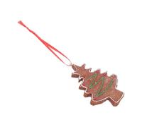 Gingerbread Man Hanging Decor Resin with Rope for Christmas Tree