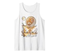Gingerbread Man Howling at the Moon Meme Christmas 2026 Tank Top
