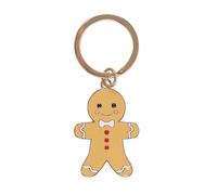 Gingerbread Man Keyring - Festive Holiday Accessory for Keys, Bags, and Gifts - Cute Stocking Filler ideal for the Holiday Season