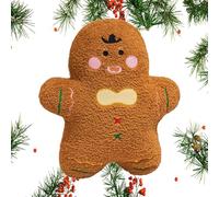 Gingerbread Man Plush, Gingerbread Cushion, Christmas Plush Cute Gingerbread Cushion, Christmas Throw Cushion, Gingerbread Cushion, Christmas Decorative Cushion for Neighbours, Sofa, Chair