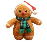 Gingerbread Man Plush Soft Cute Comfort Christmas Throw Pillows
