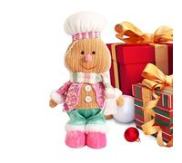 Gingerbread Man Plush Toys | Christmas Decorations Gingerbread Plush | Holiday Seasonal Decor Huggable Doll for Friends Toddler Boys Teens Kids Children Family