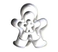Gingerbread man set of 3, 3 cm, 6.5 cm, 10 cm cutter, stainless steel cutter, ginger man