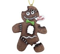 Gingerbread Man Zombie Monster Cookie Oh Snap! Broken Leg Ugly Halloween Christmas Tree Ornament
