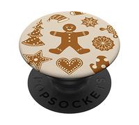 Gingerbread Men - Gingerbread House Christmas PopSockets Swappable PopGrip