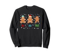 Gingerbread Men Ho Ho Oh Christmas X-Mas Gingerbread Sweatshirt