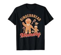 Gingerbread Mommy Cute Lover Cookie Ginger Bread Mom Mother T-Shirt, Men, Black, 4X-Large