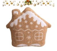 Gingerbread Pillow | Cute Decorative Plush,Christmas Pillows for Couch | for House Bed Couch Baby Toddler Thanksgiving Holiday Indoor Sofa