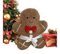 Gingerbread Plush Cute Design | Soft Doll Toy For Baby, Children, Girls, Boys | Adorable Cartoon Gift For Friends, Daughter, Son, Girlfriend, Youth, Family Party, Kids School Holiday Surprise
