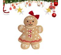 Gingerbread Plush - enchanting Christmas decoration | Cuddly Christmas Toy for Rooms for, Sofas, Vehicles - Happy and Festive Accent for Indoor and Season