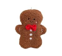 Gingerbread Plush Toy 18 cm Gingerbread Cuddle Toy | Decorative Pillow for Sofa Door Window Christmas Tree