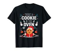 Gingerbread Pregnancy Reveal - There's A Cookie In This Oven T-Shirt
