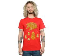 Gingerbread Rebels T-Shirt Star Wars Red L