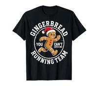 Gingerbread Running Team You Can't Catch Me Christmas Run Value Graphic T-Shirt
