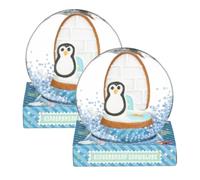 Gingerbread Snowglobe 50g x Pack of 2 - Penguin - Enjoy This Fun and Yummy Festive Treat This Christmas