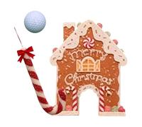Gingerbread Themed Decorative Game - Gingerbread Themed Party Gift | Festive Mini Golf Activity with Sugar Cane and Balls for Boys Girls Christmas Home Travel Schools Activity