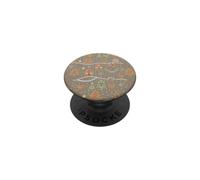 Gingerbread Town Joy Christmas Holiday Folk Art Pattern PopSockets Adhesive PopGrip