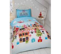 Gingerbread Town Single Duvet Set Multi (Ginger-Sing-Mult)