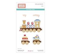 Gingerbread Train Etched Dies from The Candy Christmas Collection by Stamperia