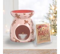 Gingerbread Wax Melt Burner With Gingerbread Wax Melts