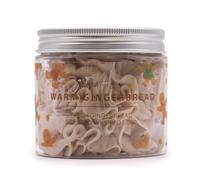Gingerbread Whipped Cream Soap 120g - Moisturising & Cleansing with Glitter Infusion - Fragrant Notes of Orange, Cinnamon, Ginger & Vanilla