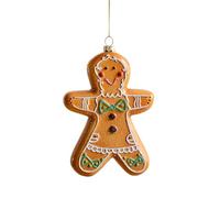 Gingerbreads Themed Christmas Hanging Ornament Decorative Decoration for Indoor Outdoor Use Gingerbreads Christmas Ornaments