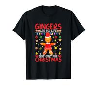 Gingers are for Life Not Just for Christmas Funny Value Graphic T-Shirt