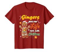 Gingers Are For Life Not Just Xmas Gingerbread Redhead Gifts T-Shirt