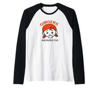 Gingers are People Too Funny Redhead Pride Raglan Baseball Tee