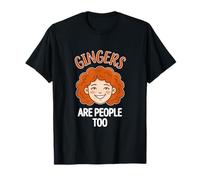 Gingers are People Too Funny Redhead Pride T-Shirt