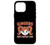 Gingers Are People Too Kids Girls Funny Gingers Meme Redhead Case for iPhone 16 Pro Max