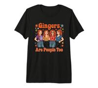 Gingers are People Too Women Funny Gingers Redhead Hippies Premium T-Shirt