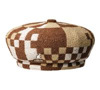Gingham beret Kangol Pop Jax Marron M