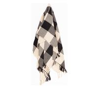 Sass & Belle Black Gingham Throw