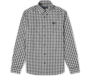 Gingham Shirt Black Reissues Style M6176 - male - Fred Perry - Casual Shirts - Black - M - Shirts M