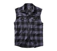 Gingham sleeveless shirt Brandit Noir 4XL